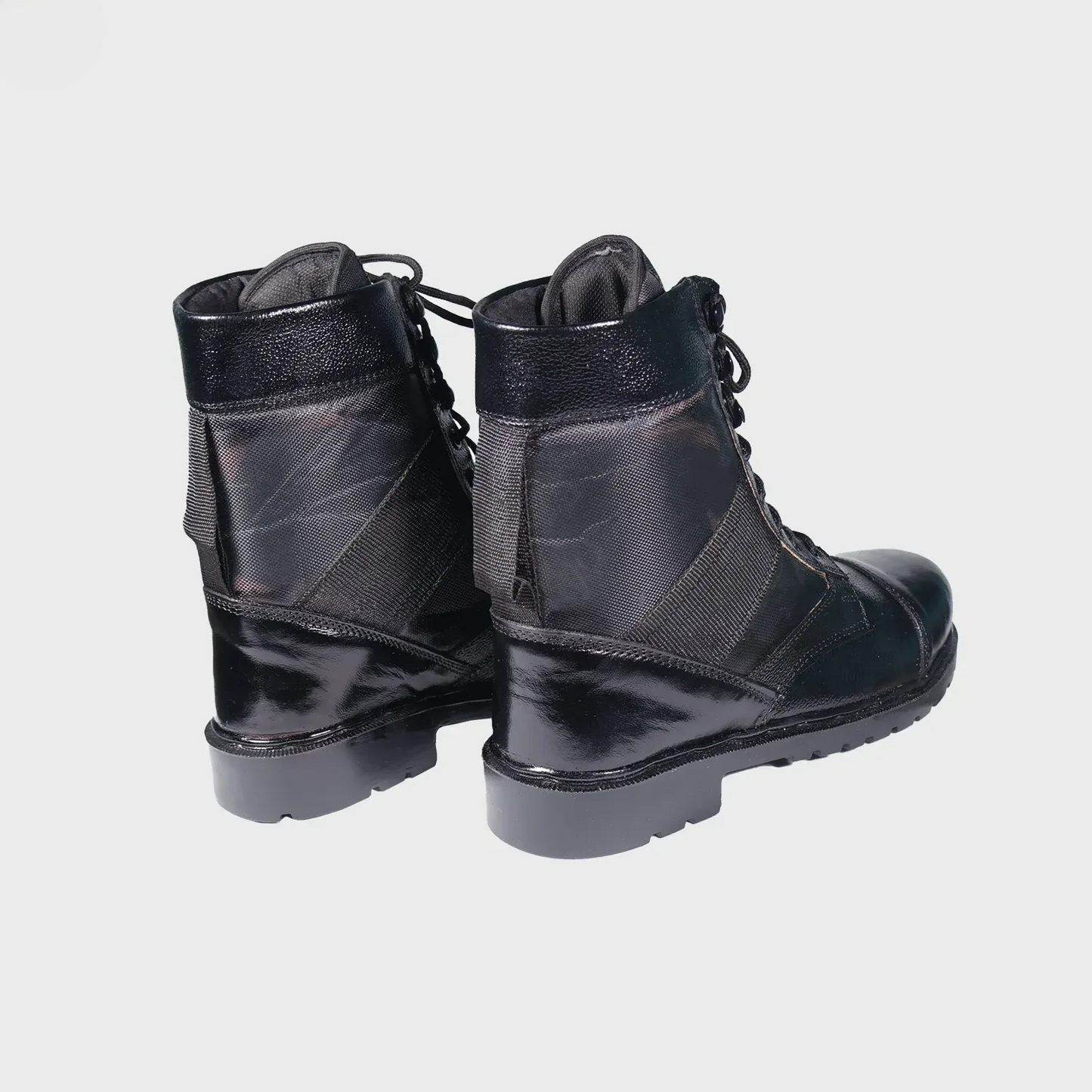 High Ankle Black Shoes