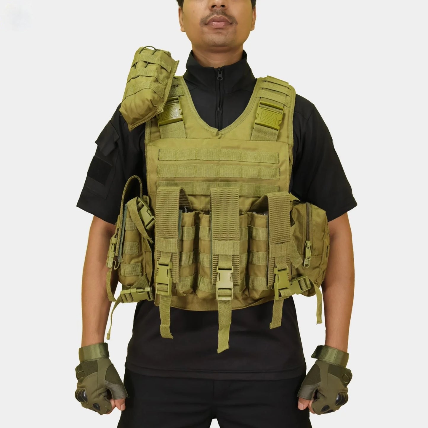 OG Tactical Utility Vest with Shoulder Pouch