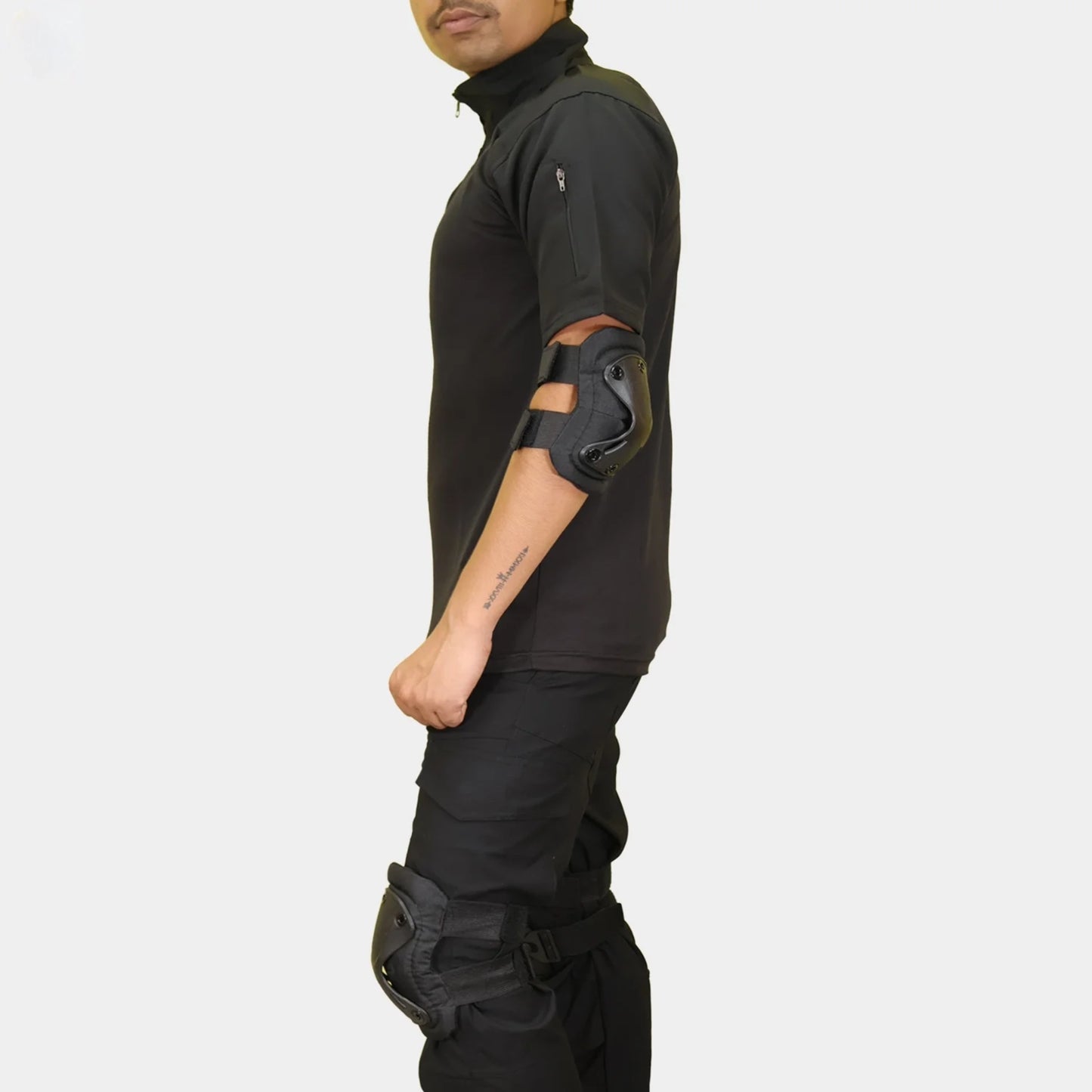 Tactical Knee and Elbow Guard Set – Black
