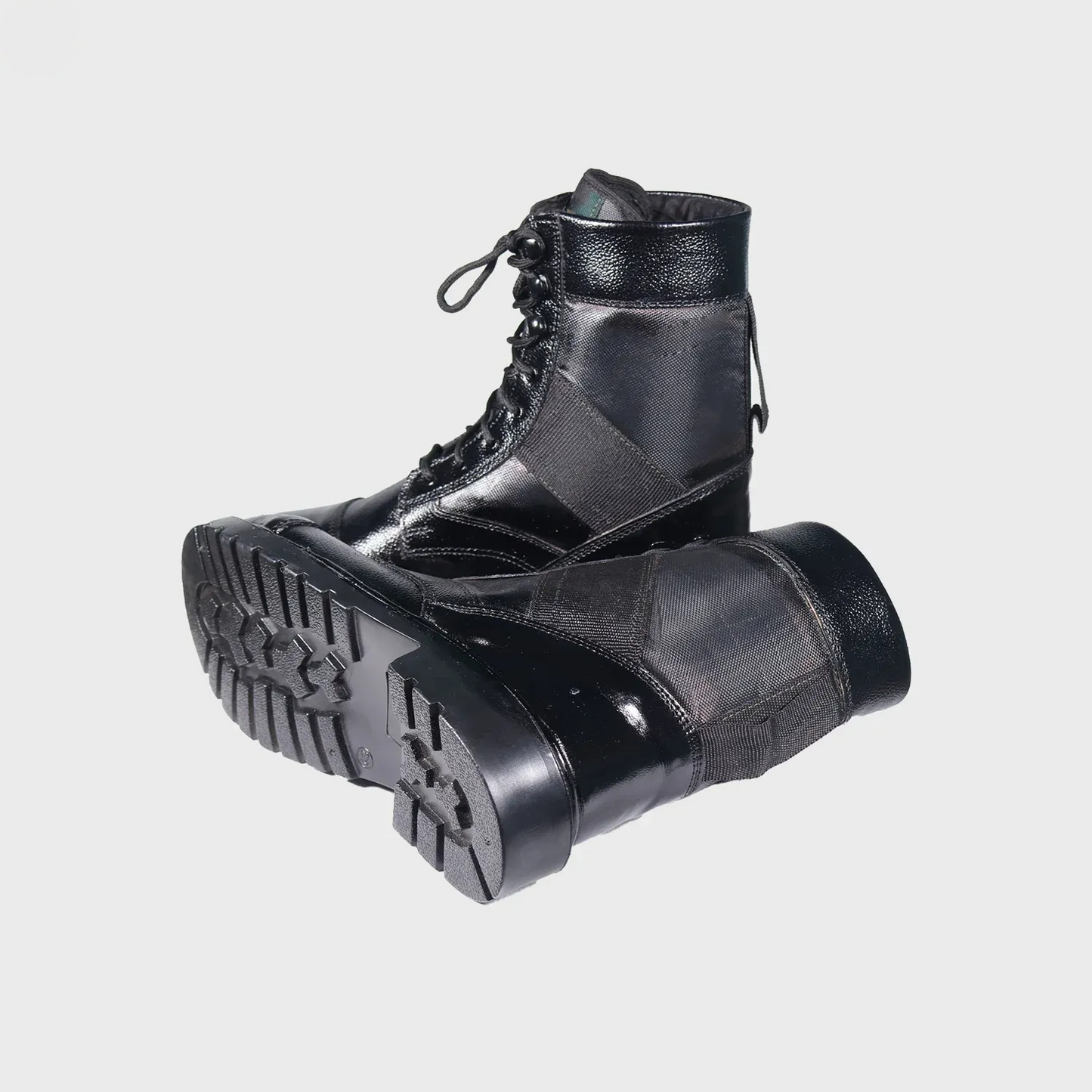 High Ankle Black Shoes