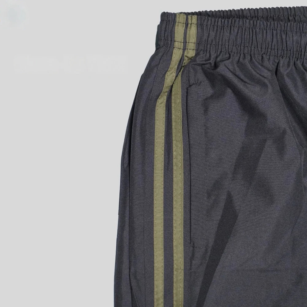 Indian Army Tracksuit (Black with Green Strips)