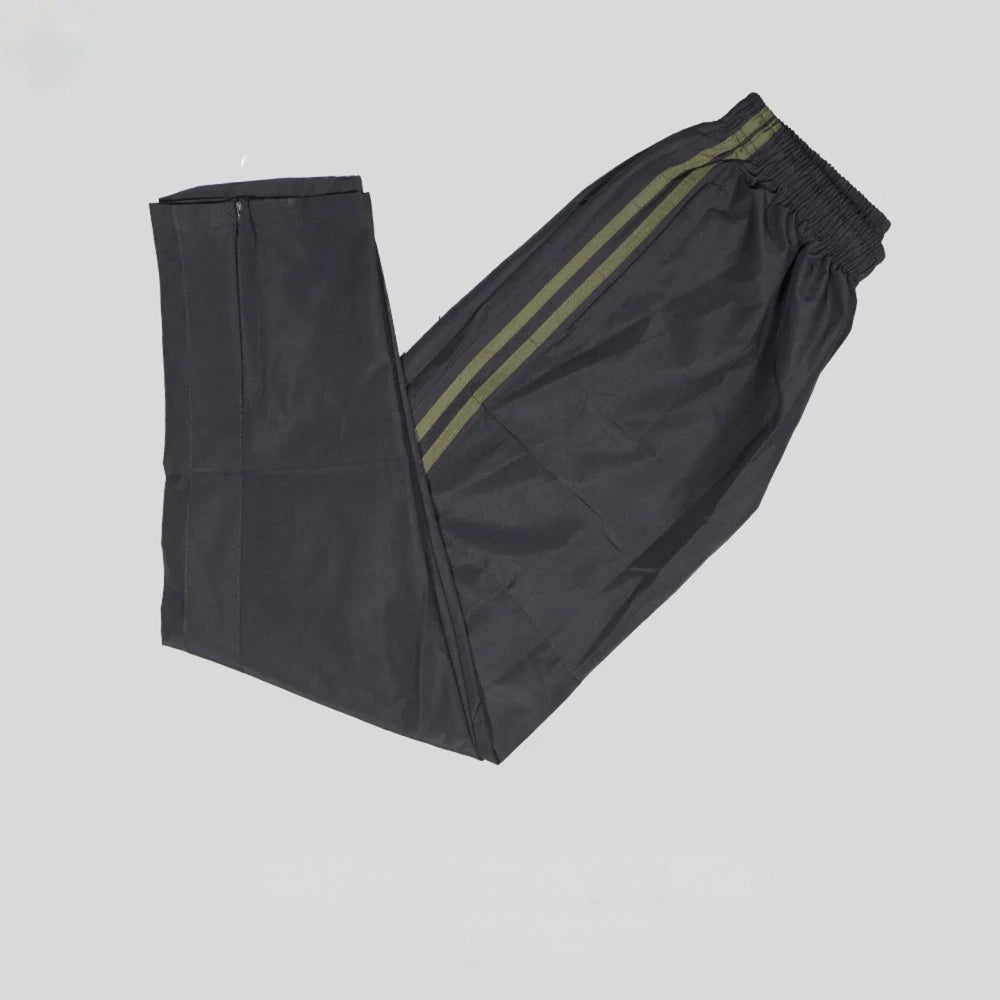 Indian Army Tracksuit (Black with Green Strips)