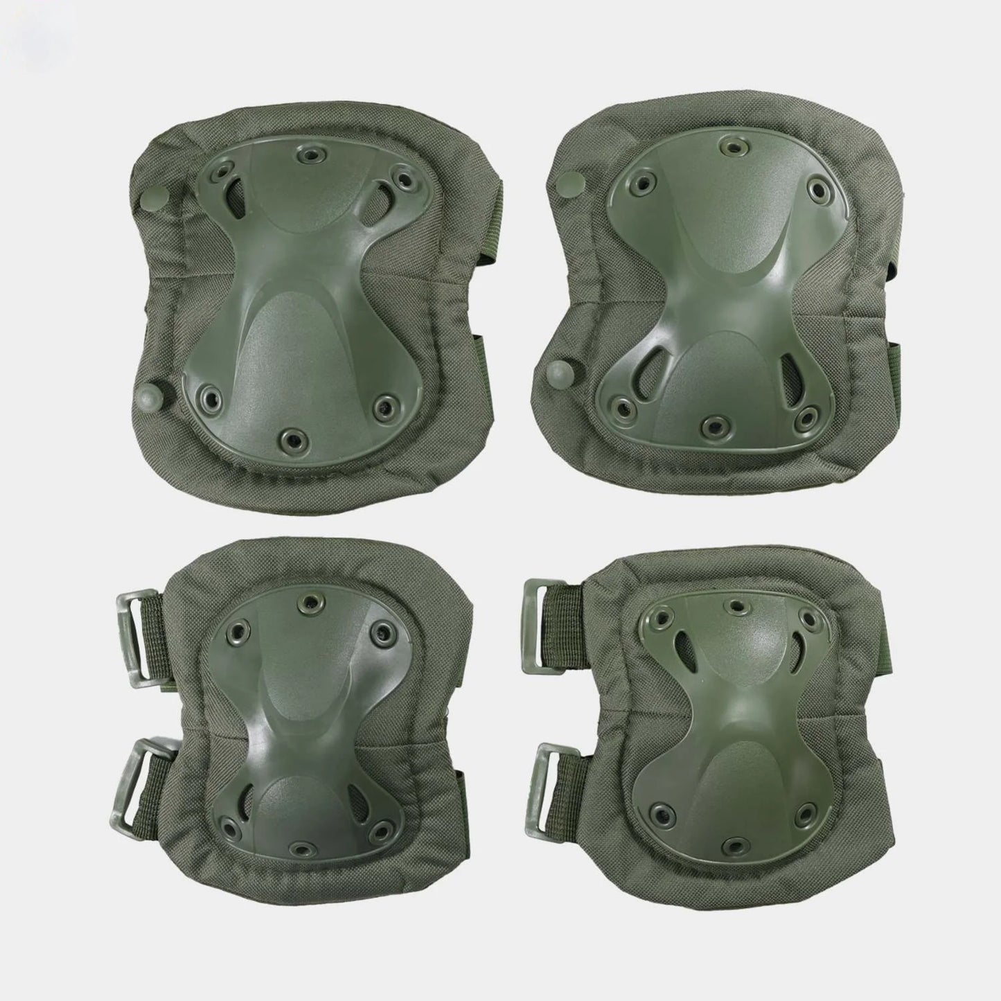 Tactical Knee and Elbow Guard Set – Army Green